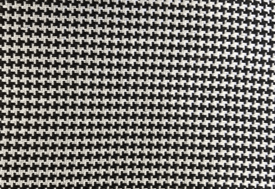 Cravate 3 plis - sur mesure - motif pied de poule