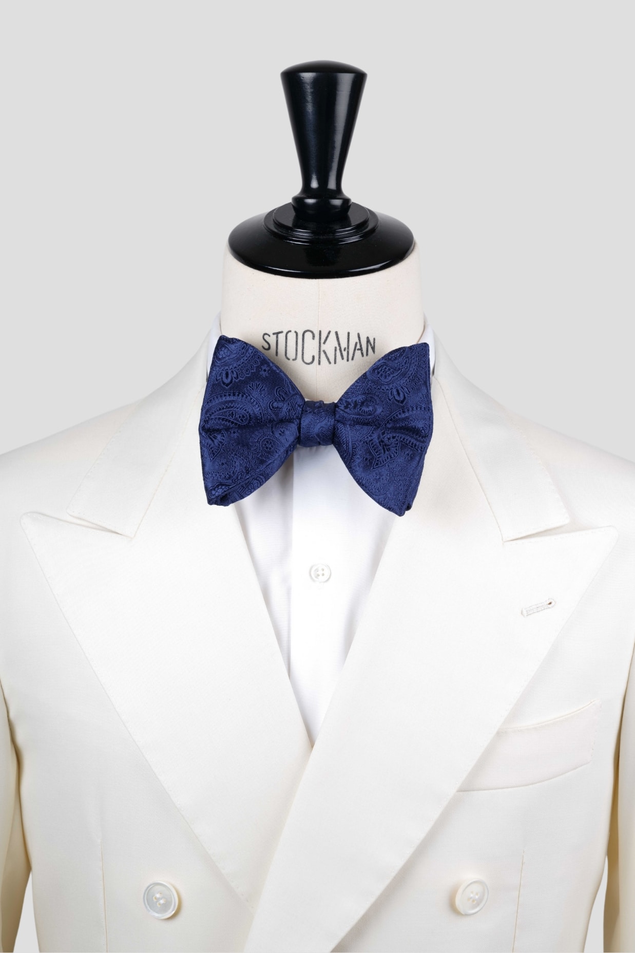 Nœud papillon bleu soie artisanale – Le Dare in Paris – Fait main à Paris