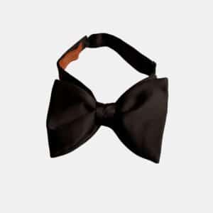 Nœud papillon noir soie artisanale – Le Dare in Paris – Fait main à Paris